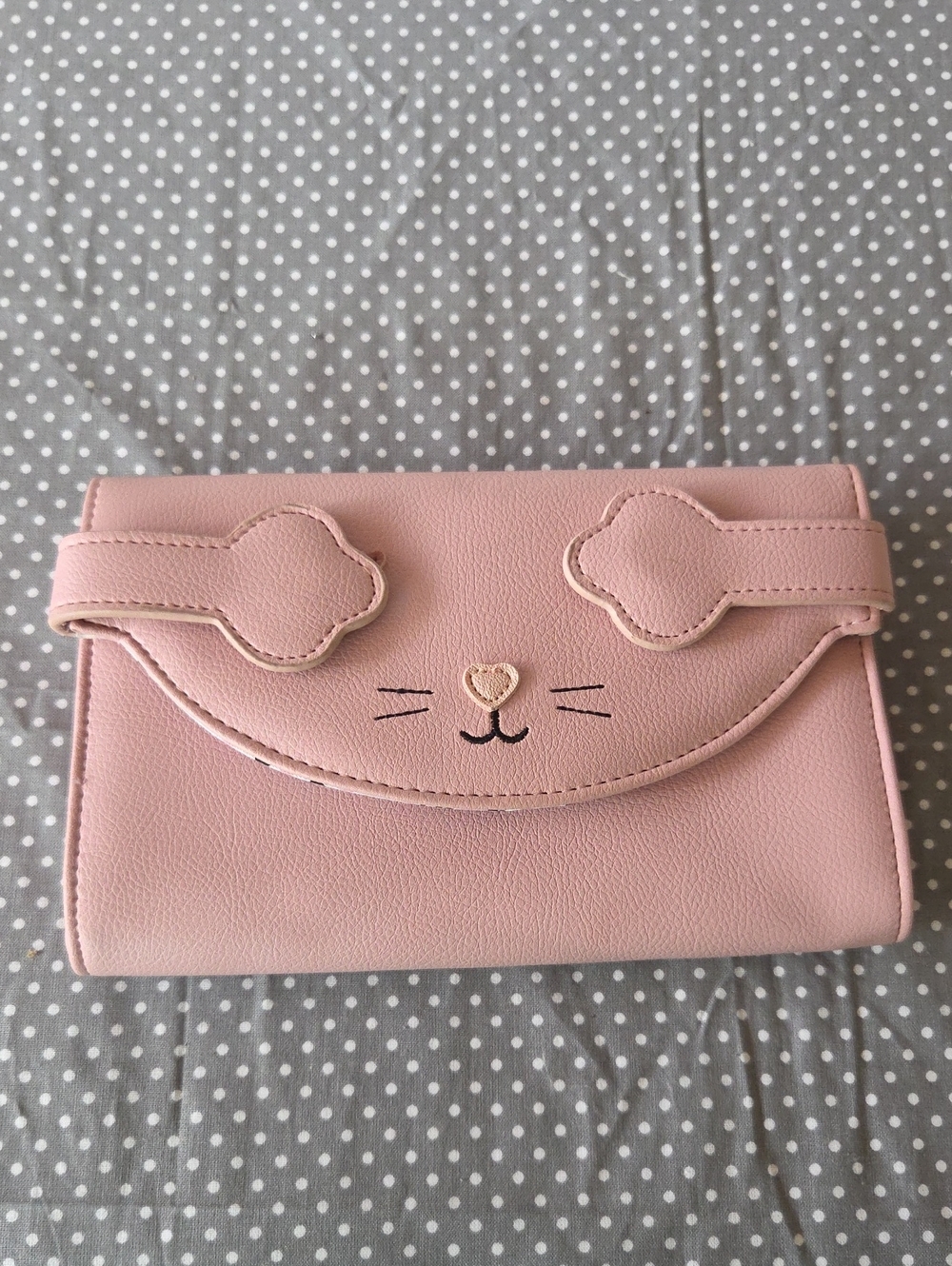 Luv Betsey Cute Pink Cat Face Crossbody Bag Pink And Black